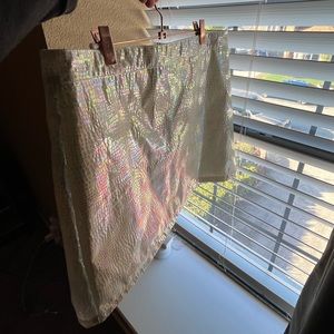 Dolls Kill Skirts Delia's Dolls Kill Iridescent Mini Skirt XXL